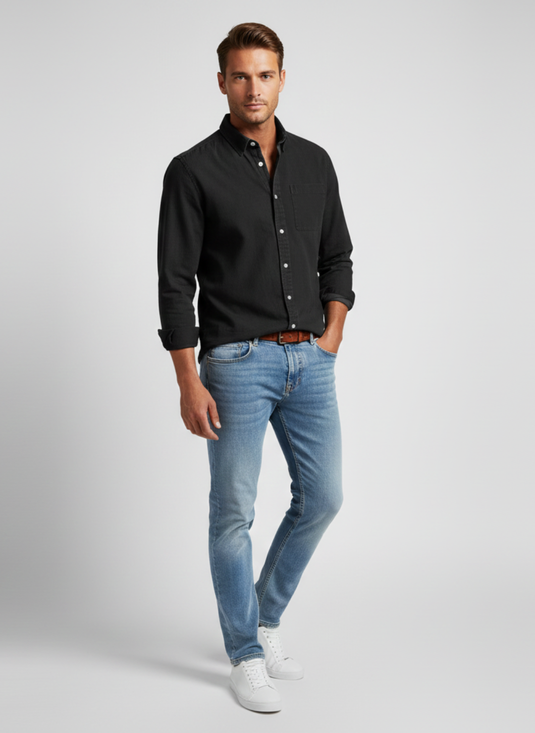 Ethan's Denim Top | Denim Shirt | Mens Denim Shirt | Jean Shirt