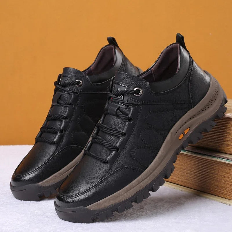 Men's Casual Slip-On Shoes | Durable Everyday Black Trainers 2
