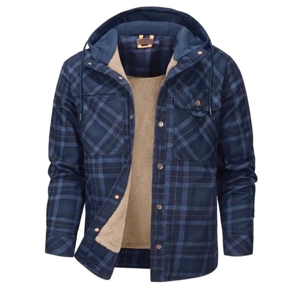 Men's Fleece-Lined Jacket | Relaxed Hooded Casual Layer 4