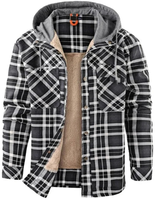 Men's Fleece-Lined Jacket | Relaxed Hooded Casual Layer 6