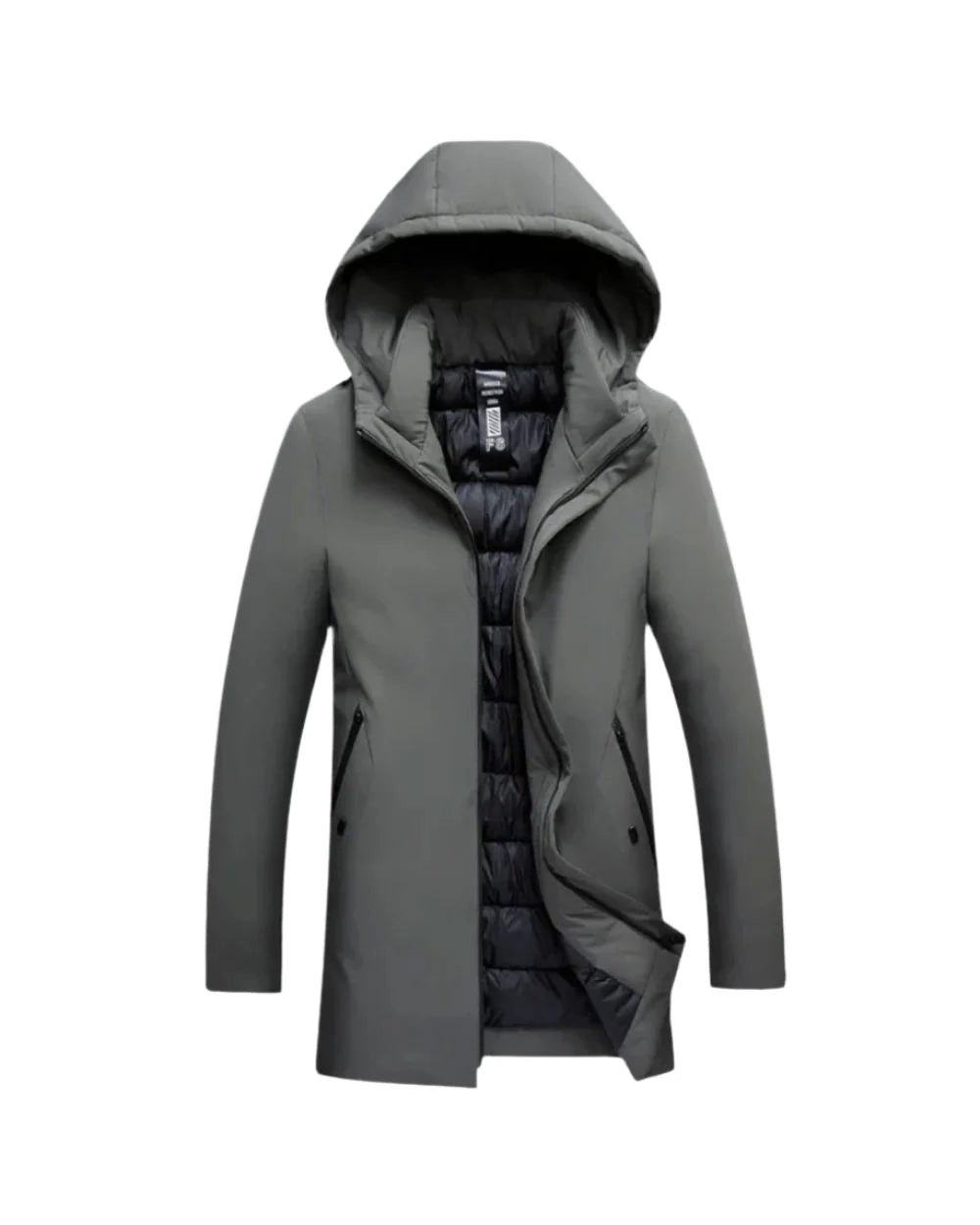 Men's Insulated Hooded Parka | Long Warm Winter Coat 3