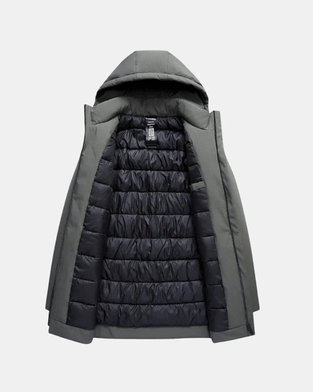 Men's Insulated Hooded Parka | Long Warm Winter Coat 4