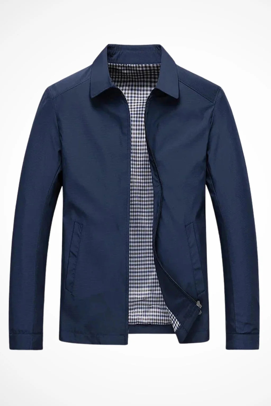 Men's Jacket | Tailored Zip-Up Casual Coat for Smart Casual Wear 3
