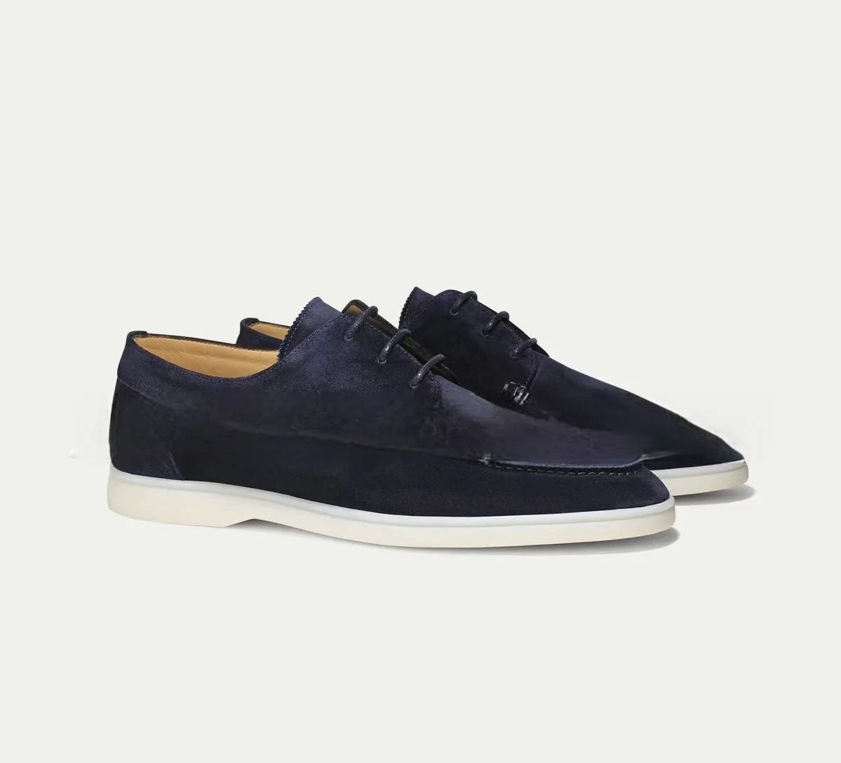 Men's Leather Lace-Up Loafers | Durable Dress and Casual Shoes 5
