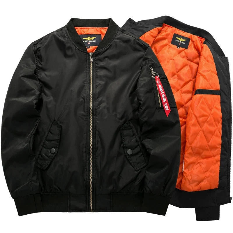 Men's Lightweight Bomber Jacket | Casual Zip-Up Layer 0