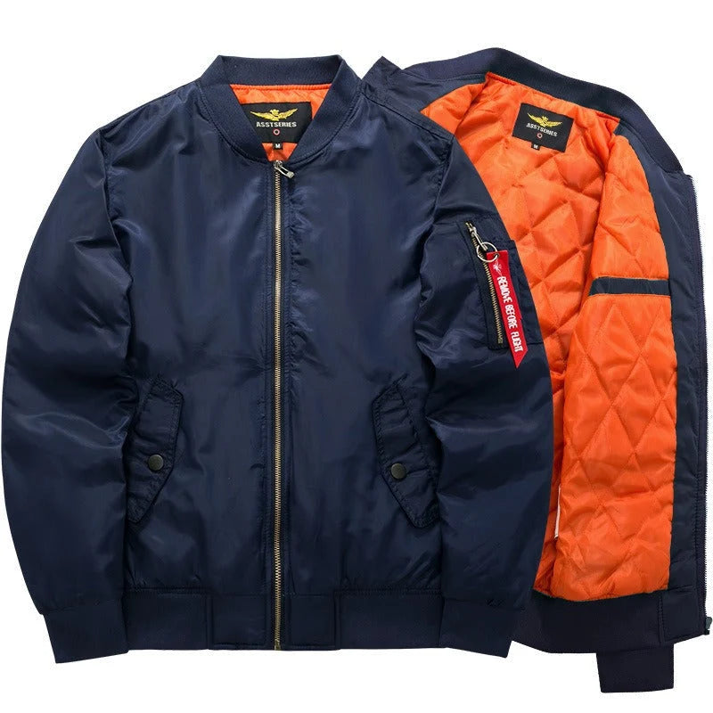 Men's Lightweight Bomber Jacket | Casual Zip-Up Layer 3