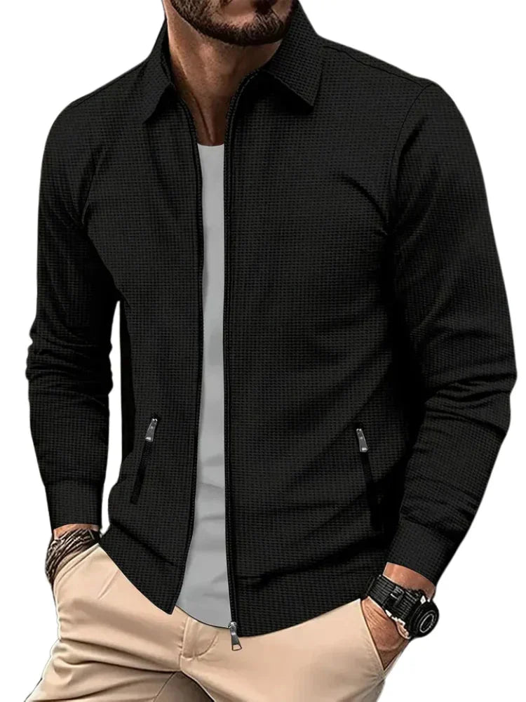 Men's Lightweight Zip-Front Jacket | Casual Everyday Layer 3