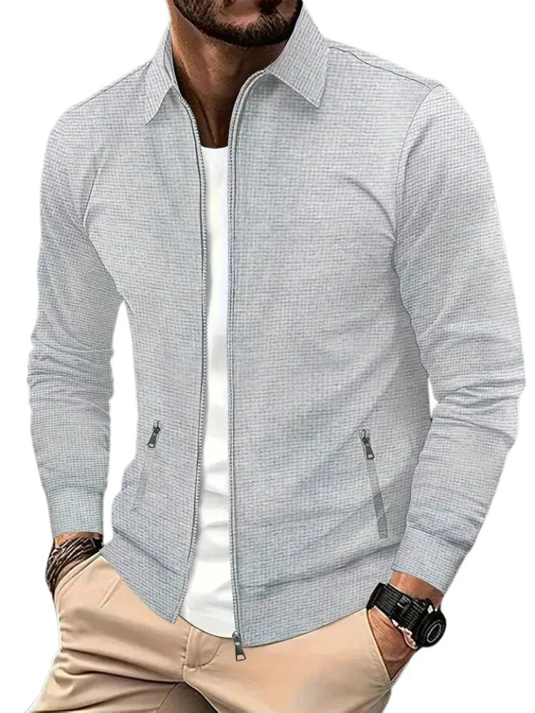 Men's Lightweight Zip-Front Jacket | Casual Everyday Layer 4