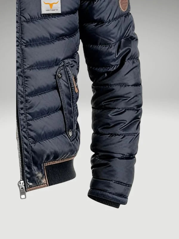 Men's Quilted Jacket | Lightweight Slim Fit Warm Layer 3