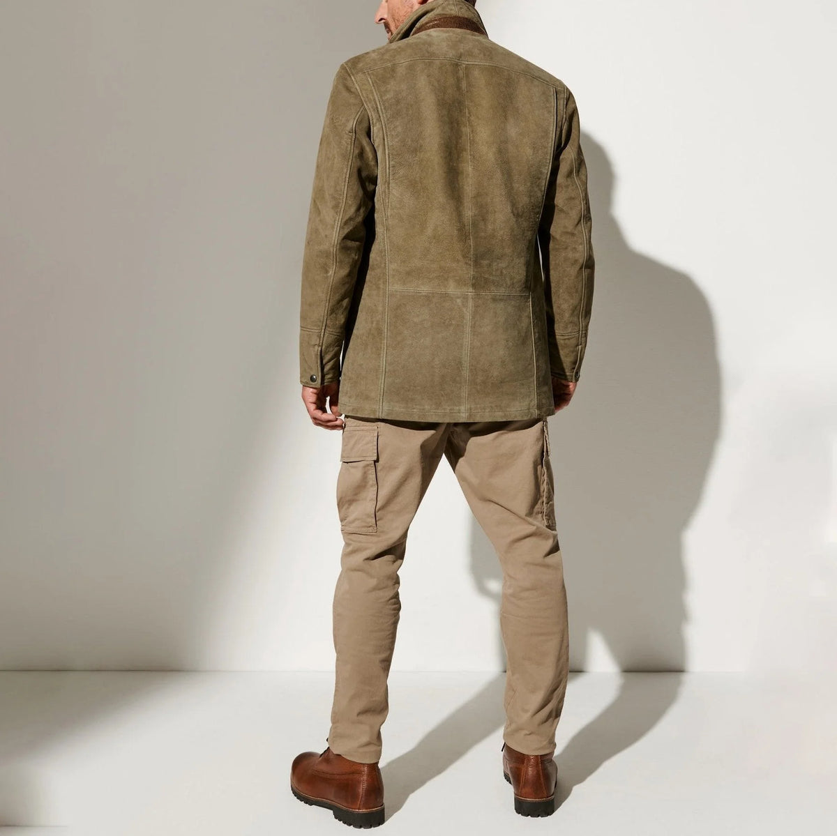 Men's Suede Jacket | Insulated Tailored Coat for Winter 2