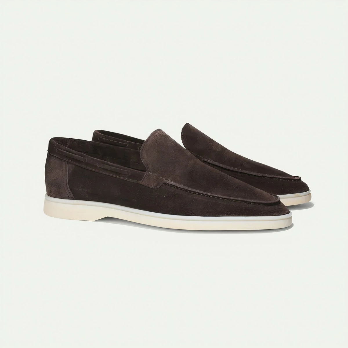 Men's Suede Loafers | Comfortable Classic Slip-On Footwear 1