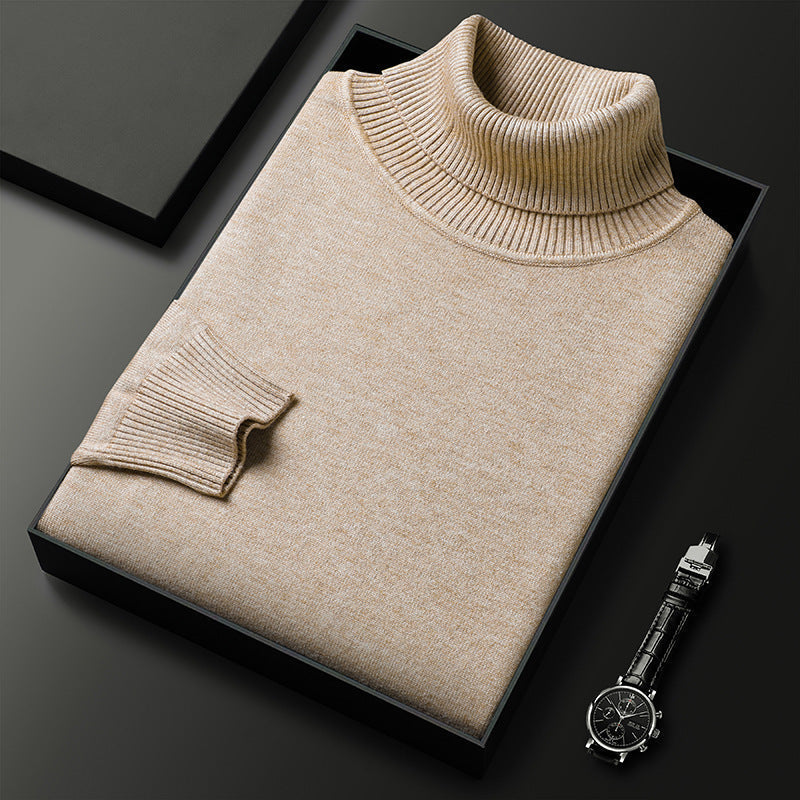 Men's Turtleneck Sweater | Soft Cashmere Blend Knit 0
