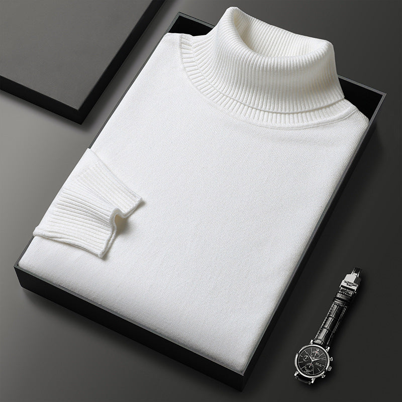 Men's Turtleneck Sweater | Soft Cashmere Blend Knit 5