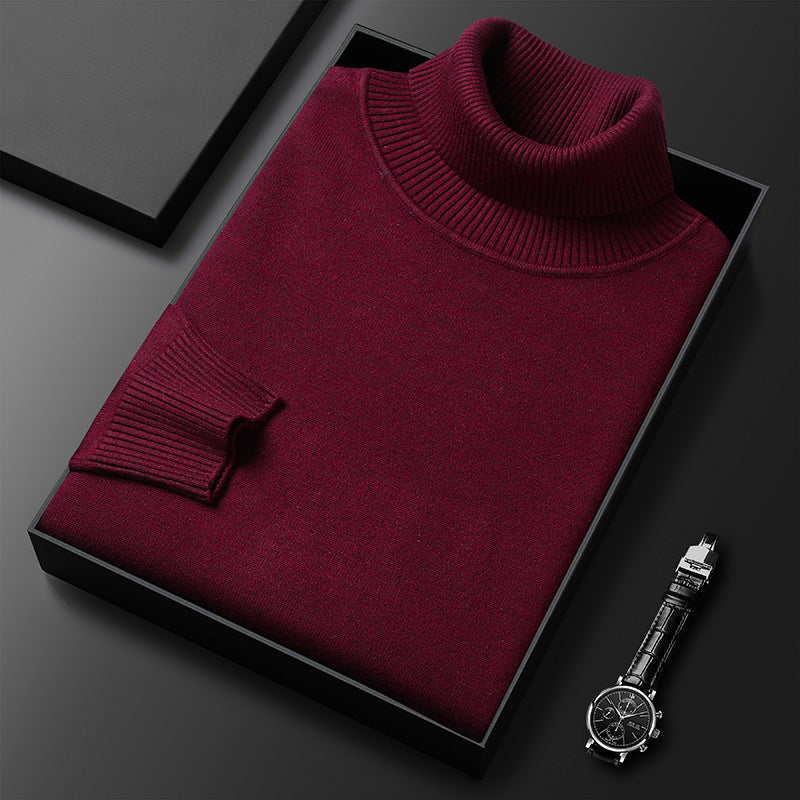 Men's Turtleneck Sweater | Soft Cashmere Blend Knit 6