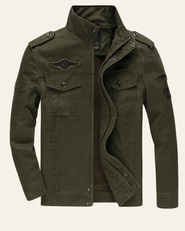 Men's Utility Field Jacket | Regular Fit Multi-Pocket Outerwear 0