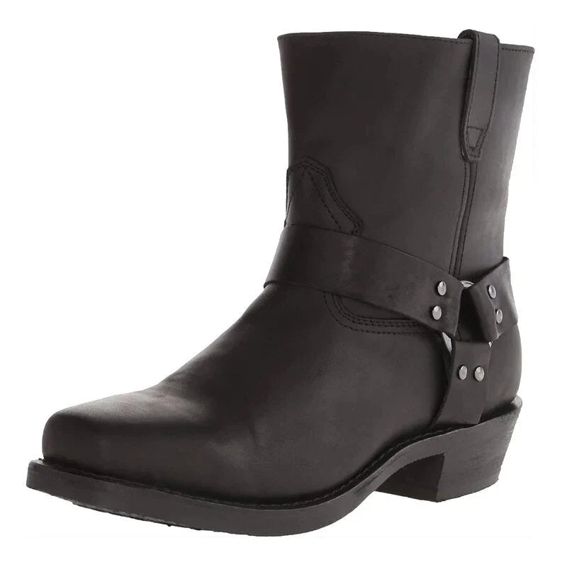 Men's Western Leather Boots | Durable Comfortable Everyday Wear 1