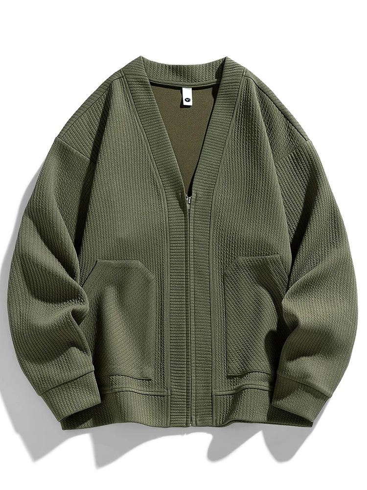 Men's Winter Zip-Up Vest | Lightweight Stretch Knit Layer 2