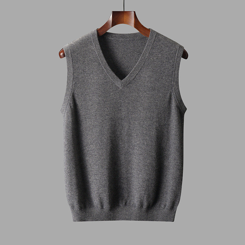Men's Wool Cardigan | Comfortable V-Neck Knitwear for Layering 1