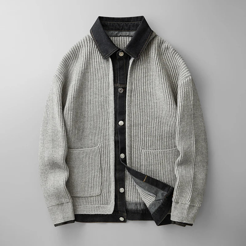 Men's Wool Cardigan | Relaxed Fit Button-Up Layer for Autumn 6
