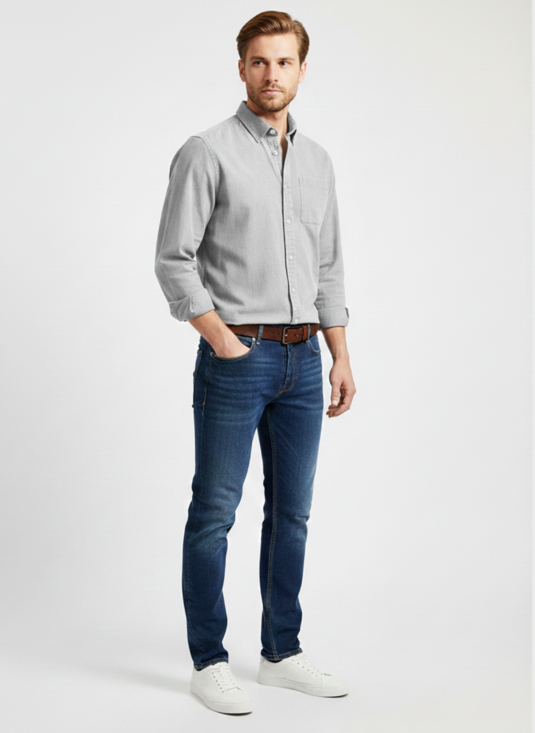 Ethan's Denim Top | Denim Shirt | Mens Denim Shirt | Jean Shirt