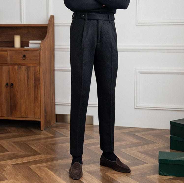 Maverick | Herringbone Trousers | Tailored Fit Pants | Stylish Comfort 1