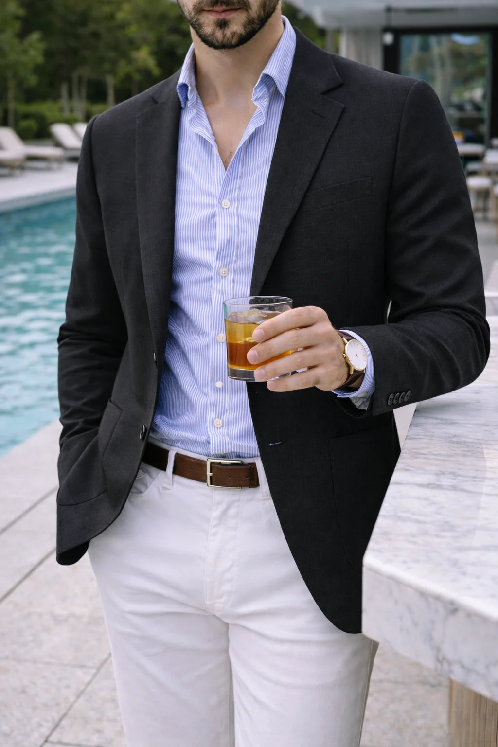 Men's Blazer Jacket | Tailored Knit Sport Coat for Casual Wear 5