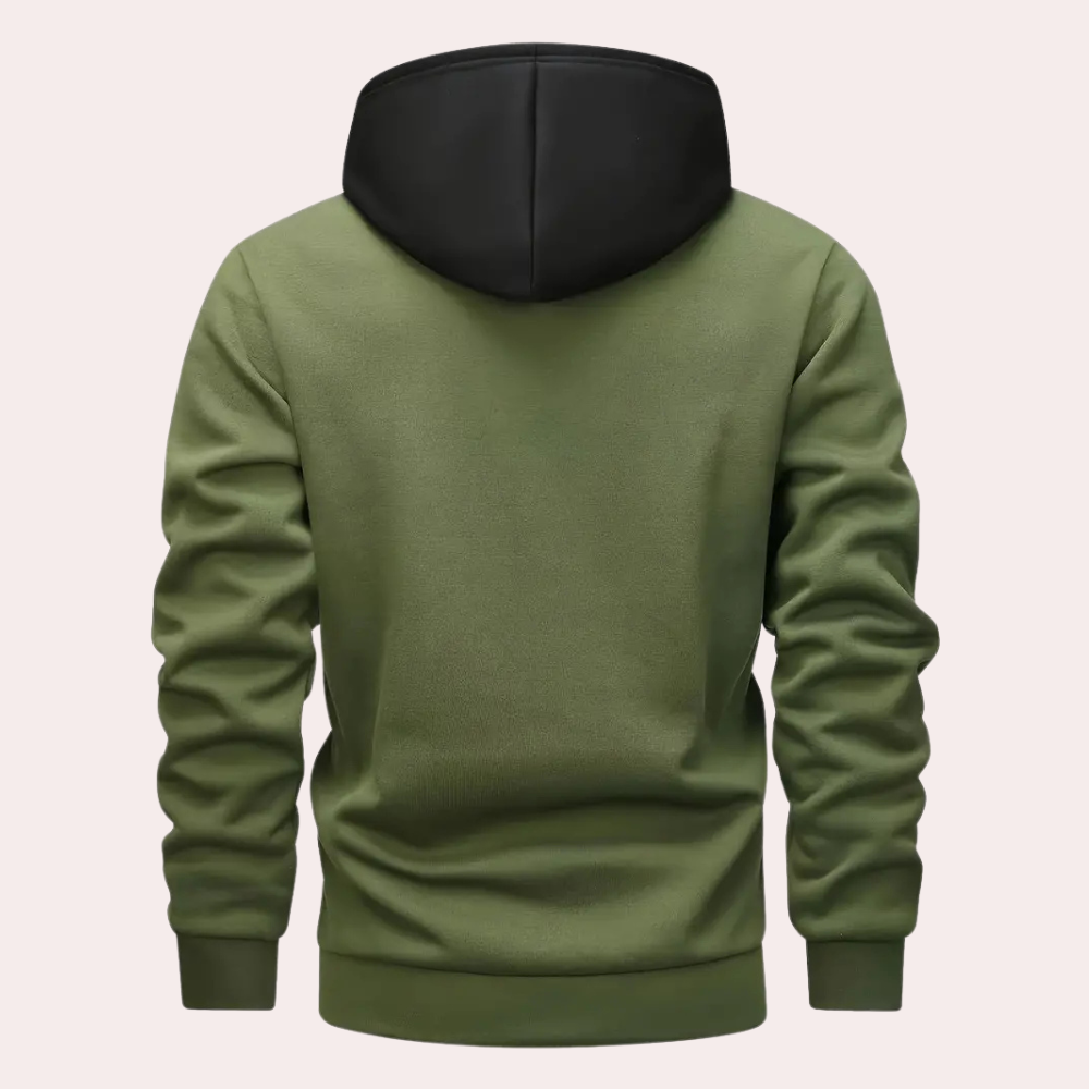Men's Casual Hoodie | Pullover with Drawstring Hood 5