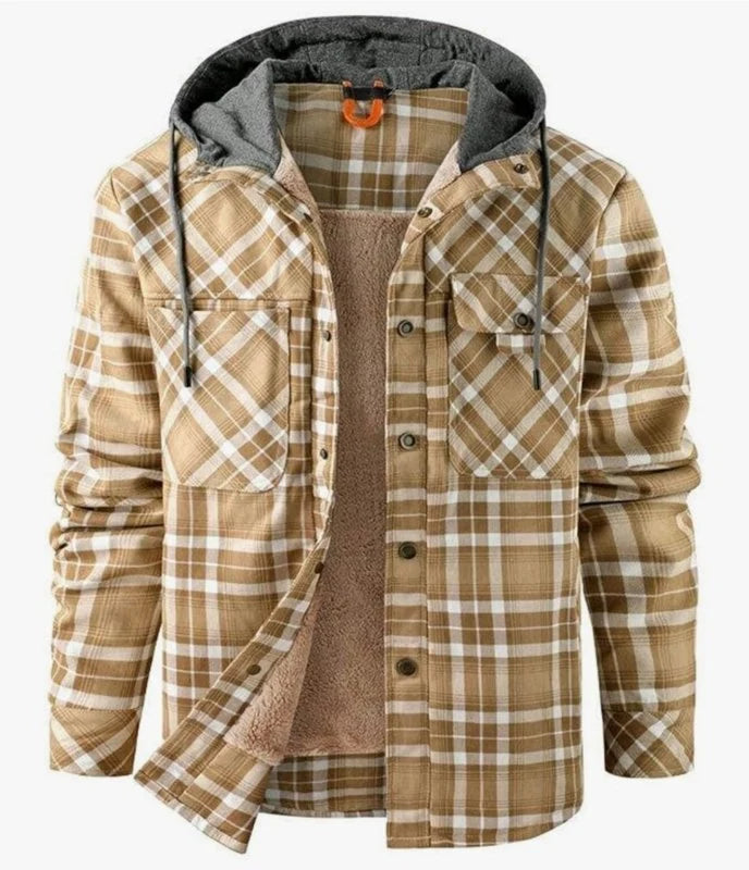 Men's Fleece-Lined Jacket | Relaxed Hooded Casual Layer 7