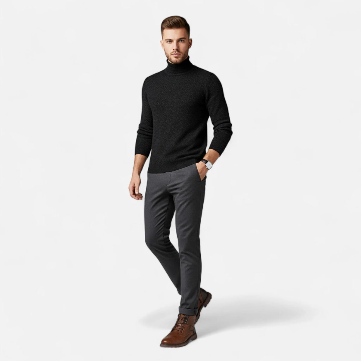 Men's Heritage Lace-Up Boots | Durable Everyday Leather-Style Footwear 1