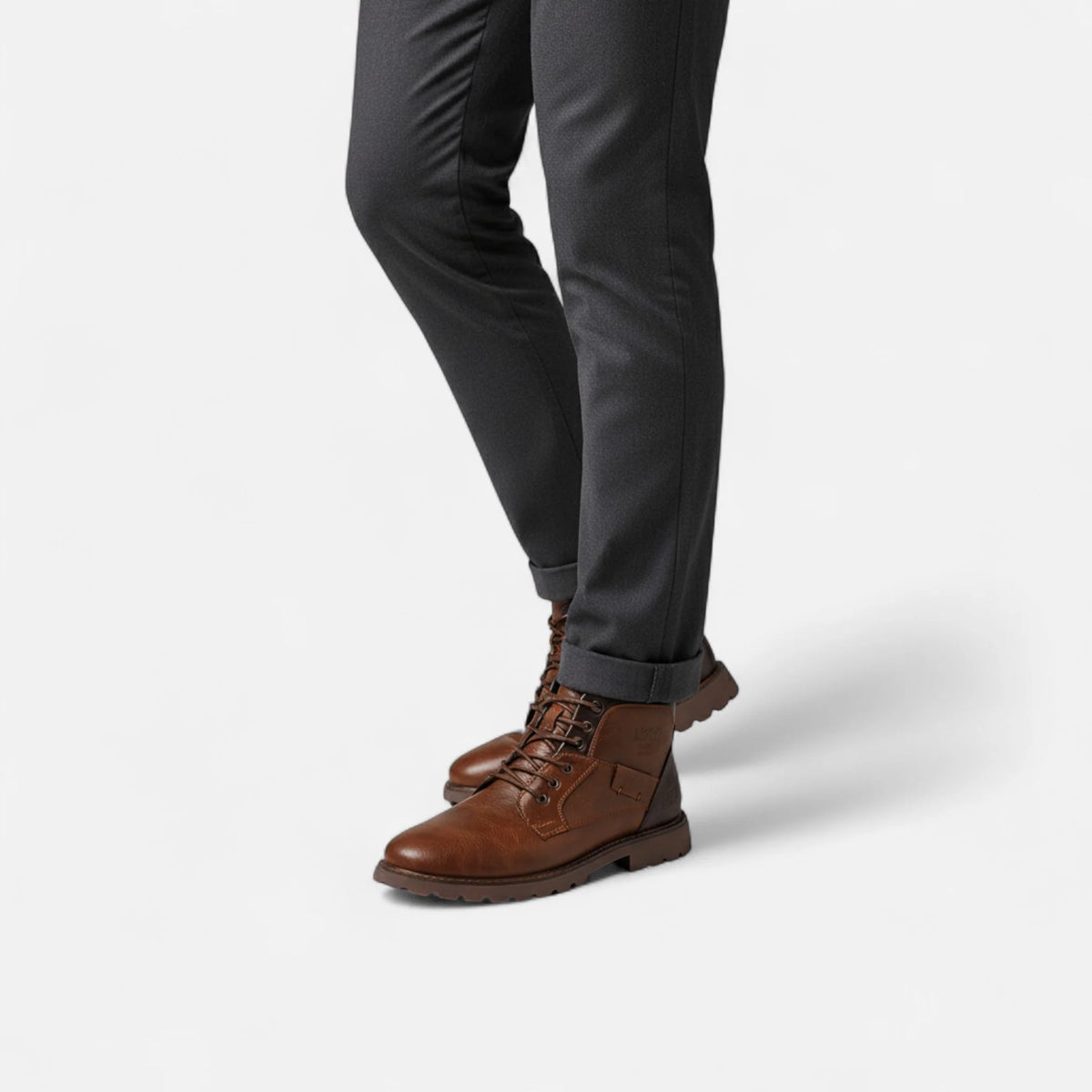 Men's Heritage Lace-Up Boots | Durable Everyday Leather-Style Footwear 2