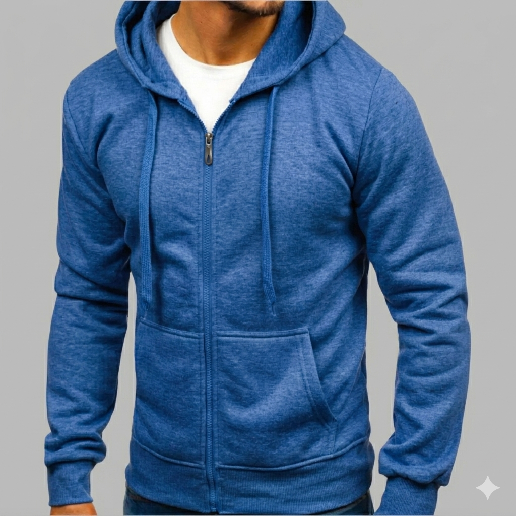 Men's Hoodie | Lightweight Zip-Up Sweatshirt for Casual Wear 3