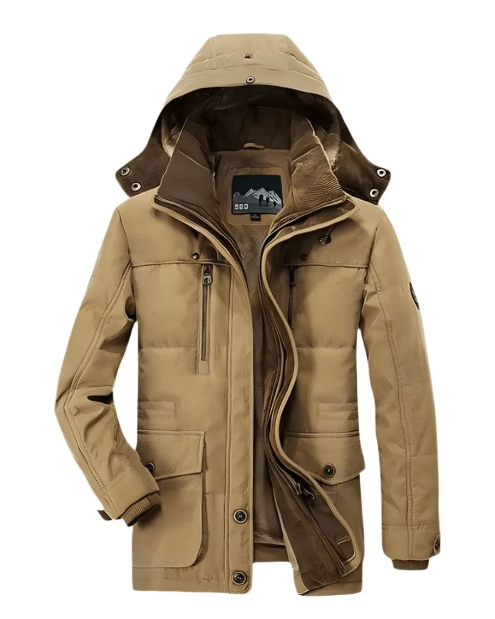 Men's Insulated Hooded Jacket | Warm Men's Winter Coat for Outdoor Use 2
