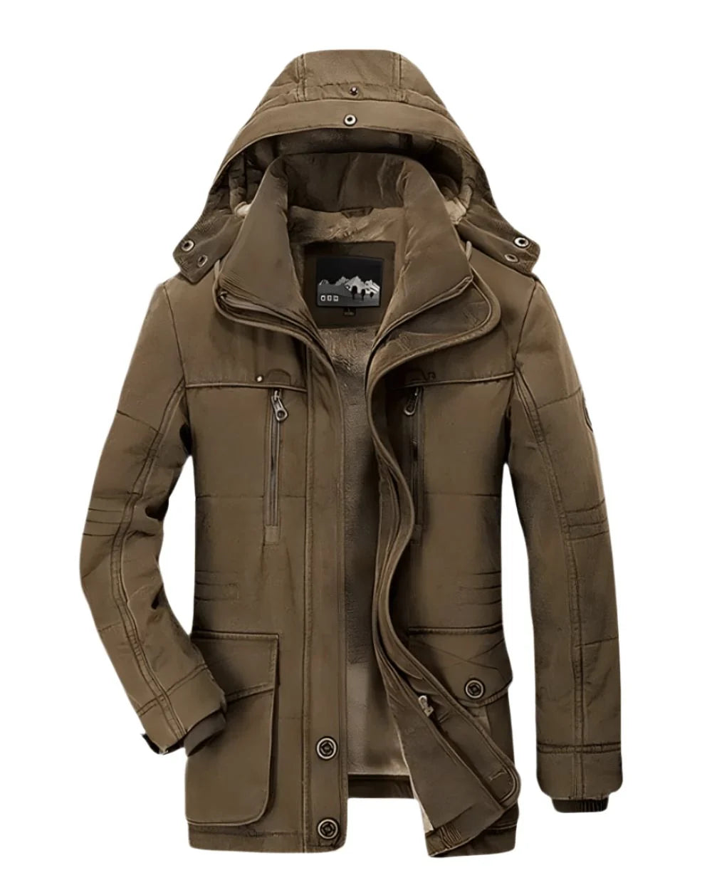 Men's Insulated Hooded Jacket | Warm Men's Winter Coat for Outdoor Use 3