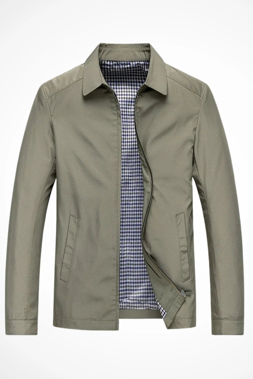 Men's Jacket | Tailored Zip-Up Casual Coat for Smart Casual Wear 4