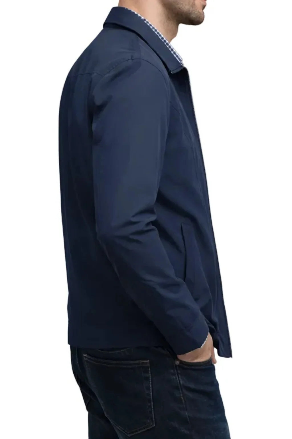 Men's Jacket | Tailored Zip-Up Casual Coat for Smart Casual Wear 5