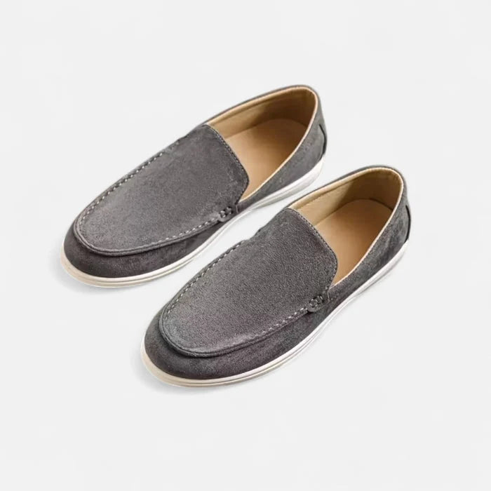 Men's Leather-Slip Driving Loafers | Comfortable Summer Shoes 8