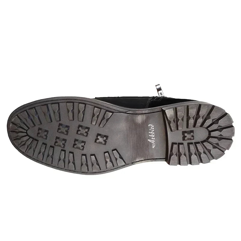 Men's Leather Boots | Durable Side Zipper Work-Inspired Footwear 4