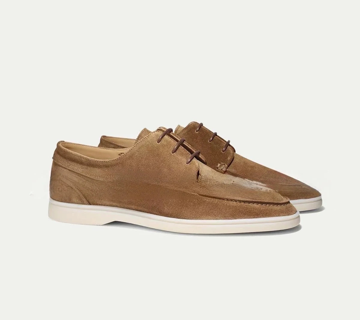 Men's Leather Lace-Up Loafers | Durable Dress and Casual Shoes 2