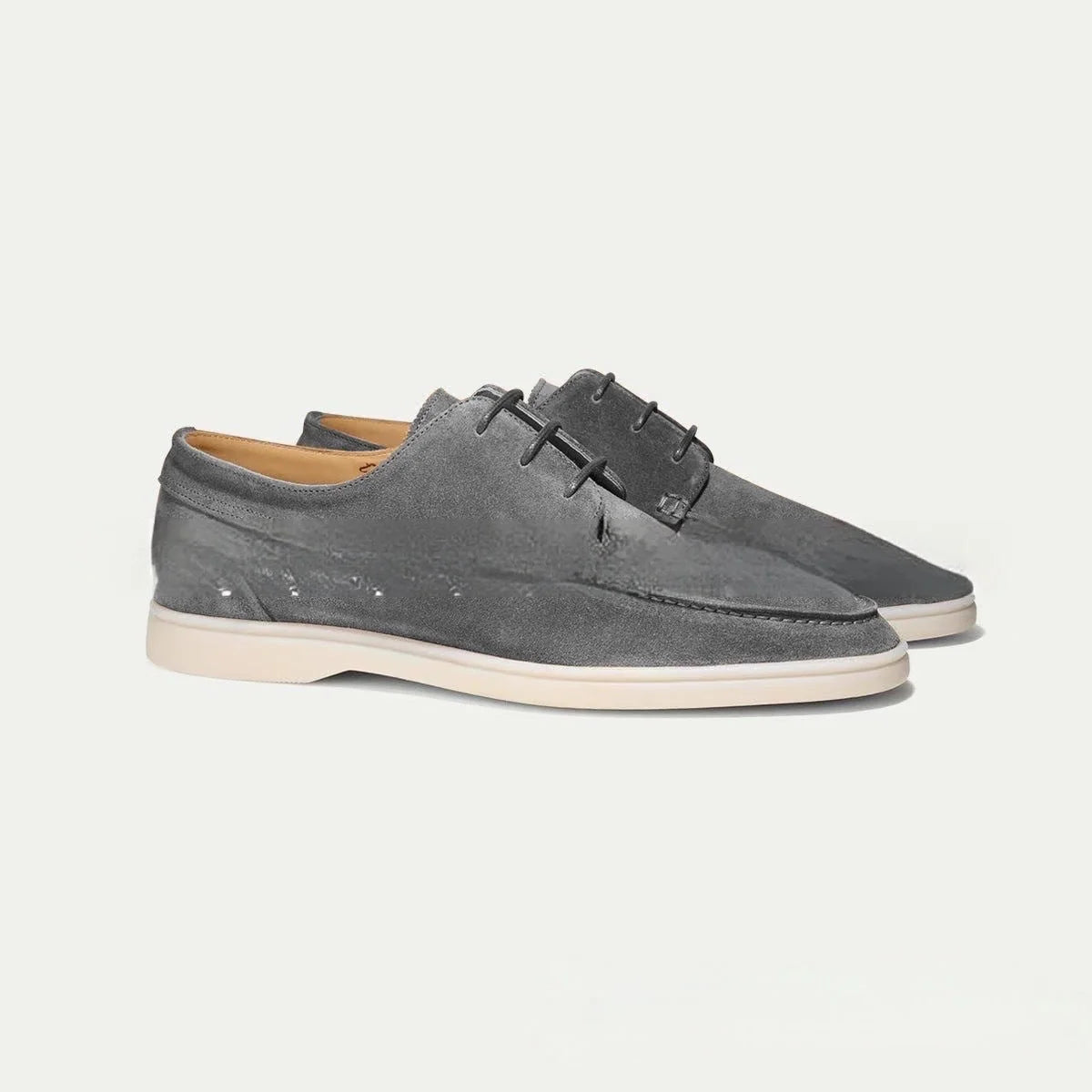 Men's Leather Lace-Up Loafers | Durable Dress and Casual Shoes 4