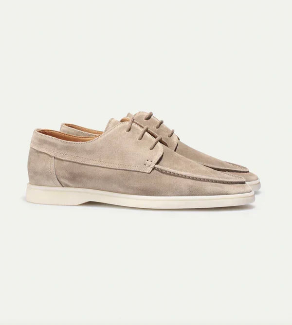 Men's Leather Lace-Up Loafers | Durable Dress and Casual Shoes 8