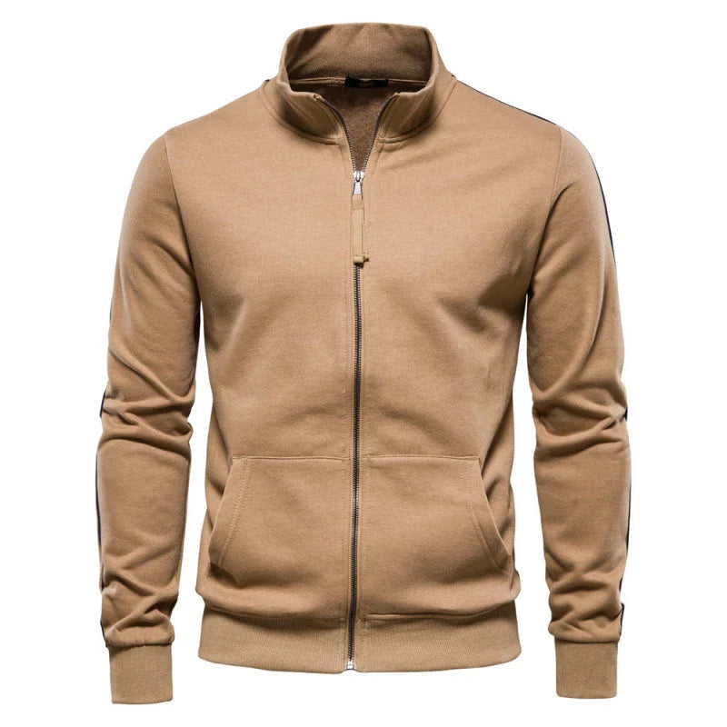 Men's Lightweight Casual Jacket | Relaxed Fit Stand-Collar Coat 1
