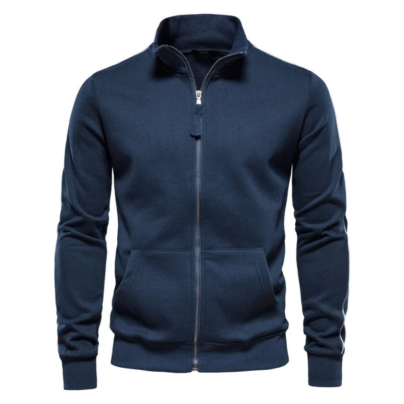 Men's Lightweight Casual Jacket | Relaxed Fit Stand-Collar Coat 2