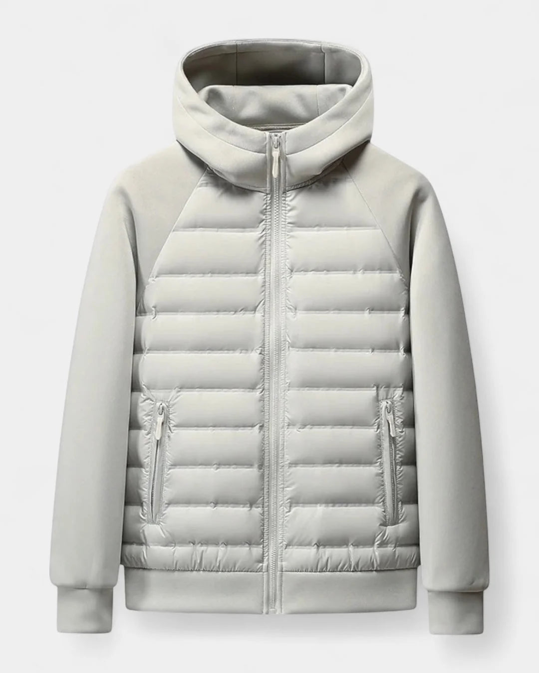 Men's Lightweight Hooded Softshell Jacket | Hybrid Warmth Layer 0