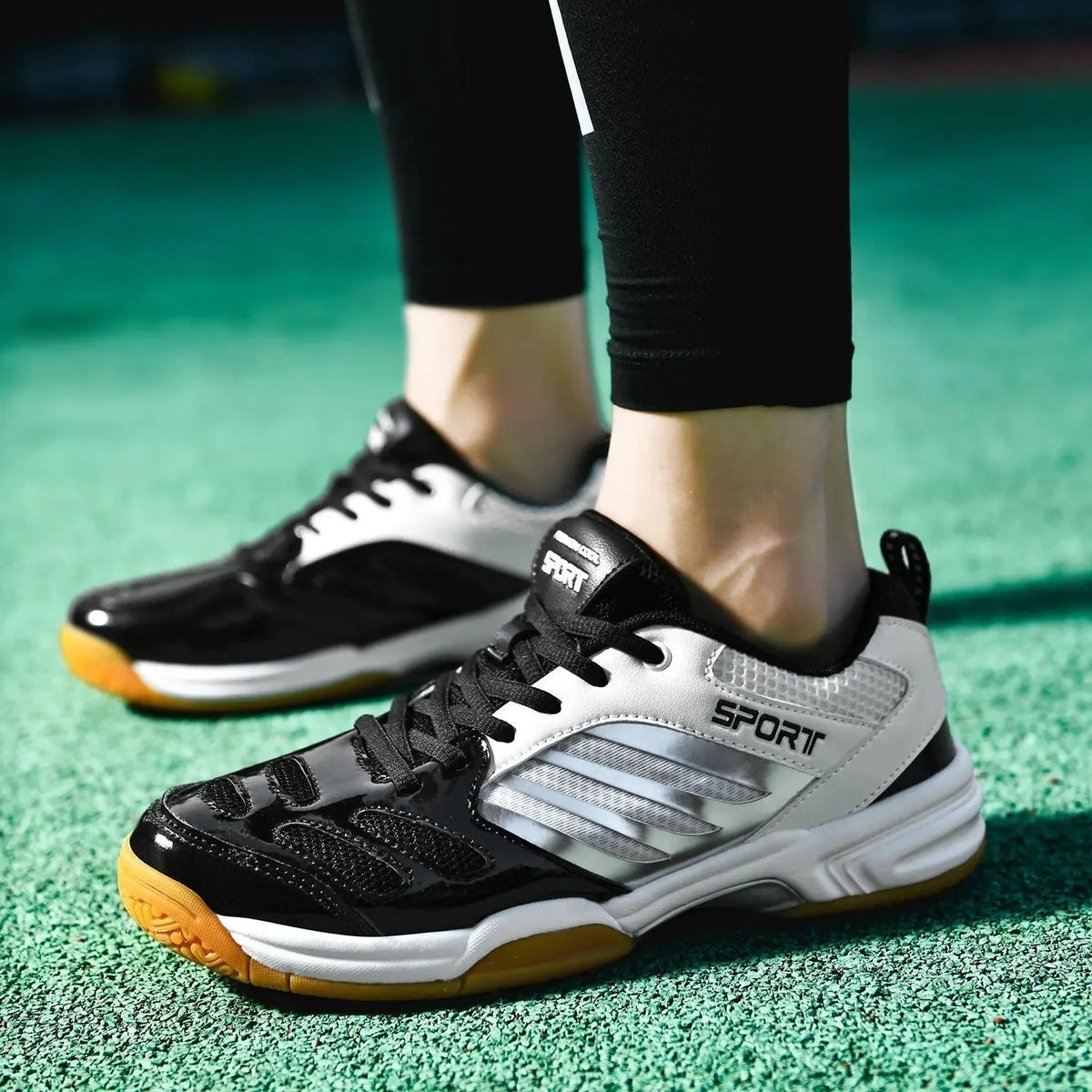 Men's Lightweight Padel Tennis Trainers | Breathable Court Sport Shoes 1