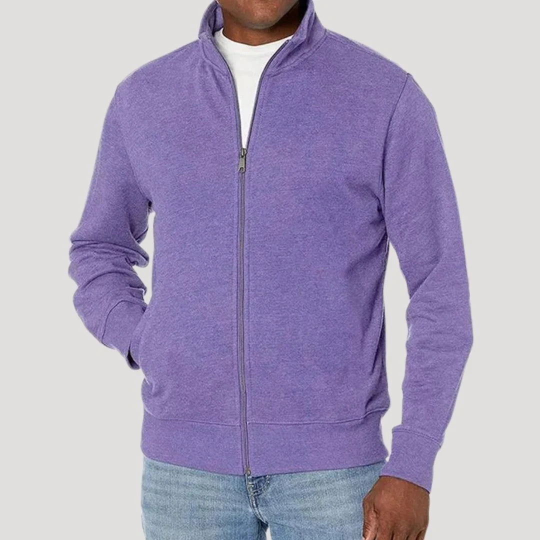Men's Lightweight Zip-Up Jacket | Relaxed Fit Everyday Layer 7
