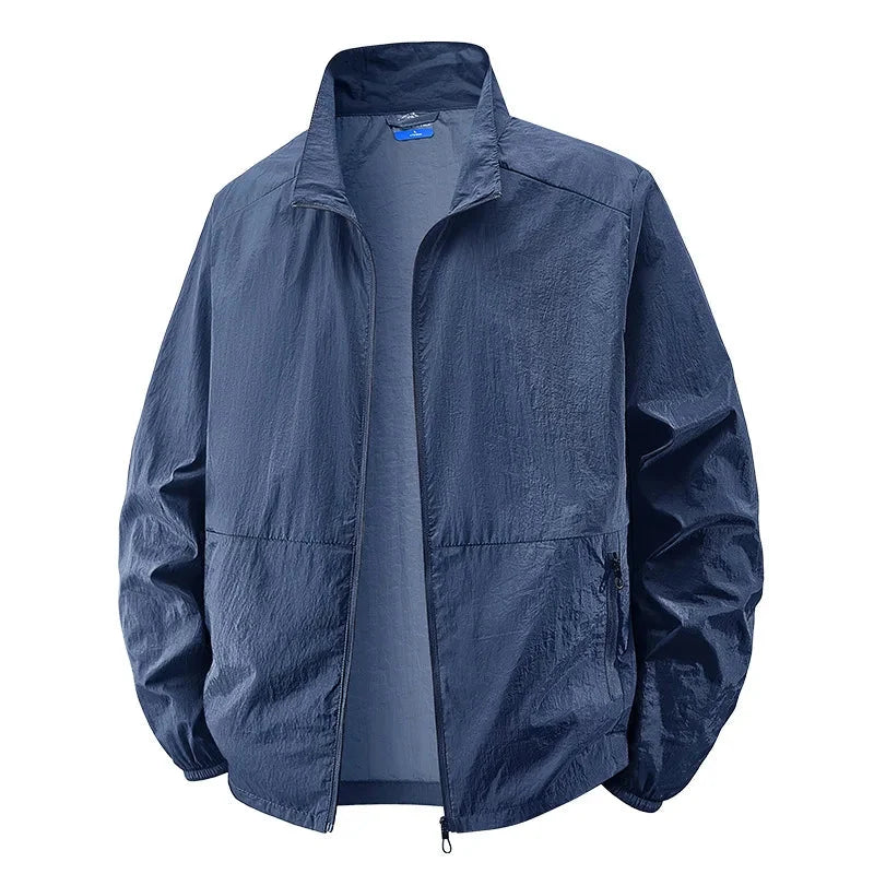 Men's Lightweight Zip Jacket | Multi-Pocket Casual Layer 1