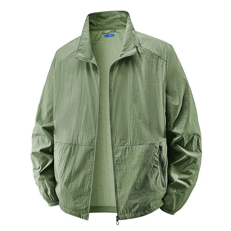 Men's Lightweight Zip Jacket | Multi-Pocket Casual Layer 2