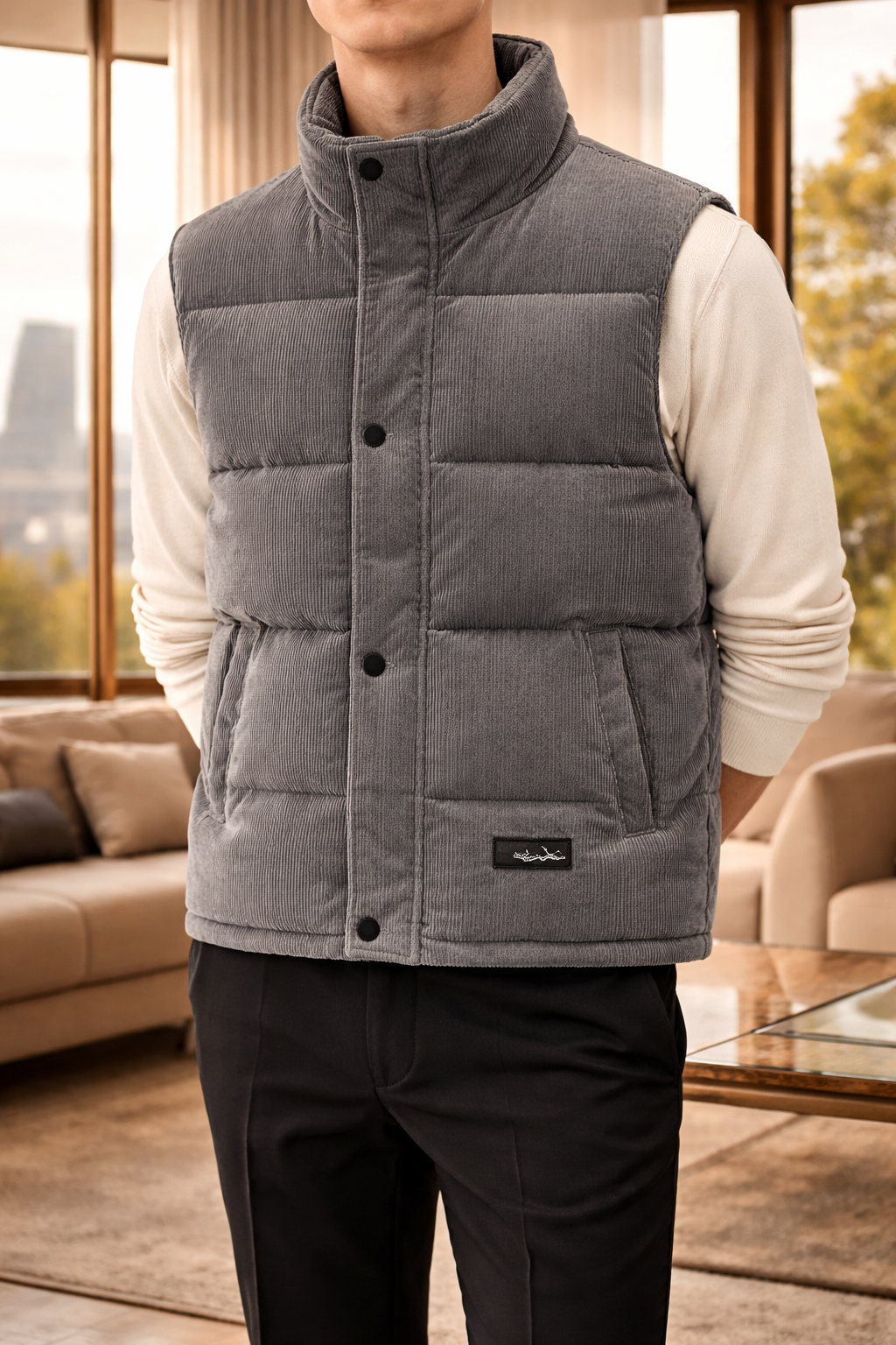 Men's Padded Vest | Lightweight Sleeveless Insulated Layer 2