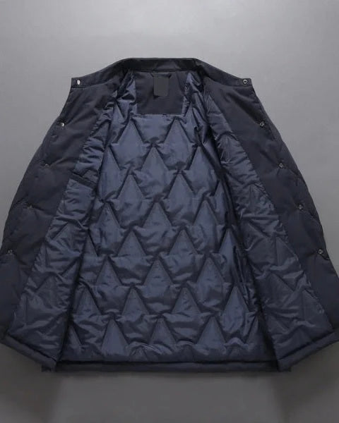 Men's Quilted Field Jacket | Button-Up Casual Layer 3