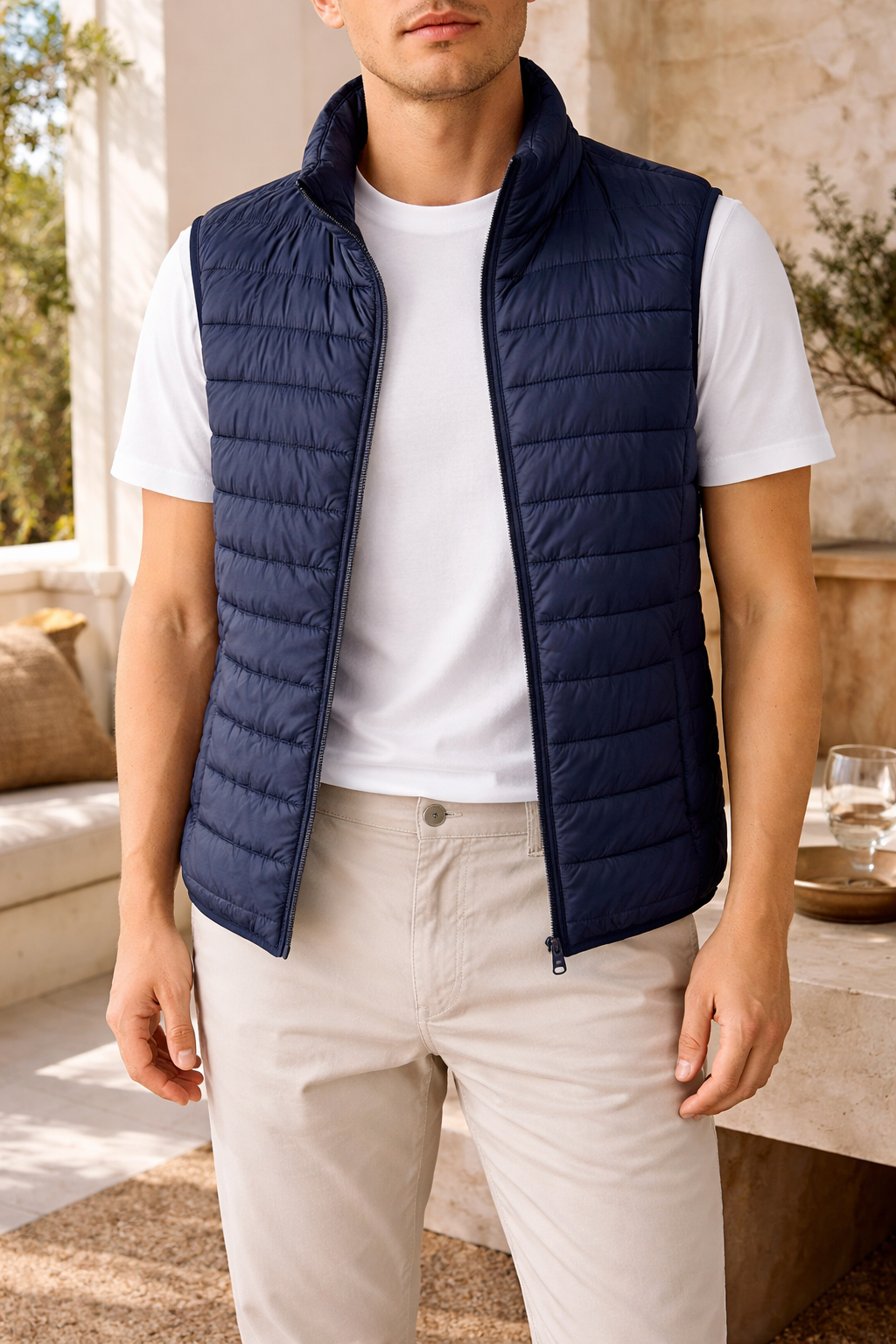 Men's Quilted Vest | Lightweight Zippered Midlayer 1